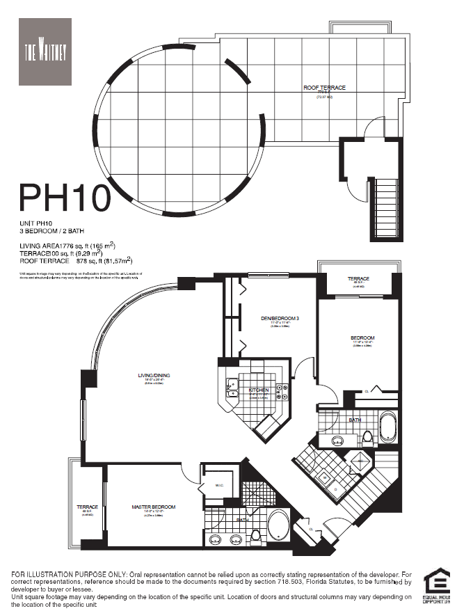 Floor plan for 3 beds, 2 baths, 1778 sqft